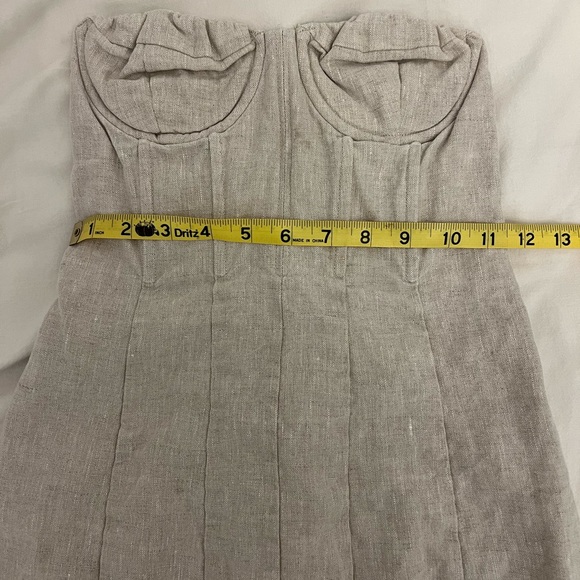 DISSH Midi | Leo Natural Linen Midi Dress - Picture 5 of 7